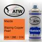 Preview: Mazda, Blazing Copper Pearl, GW / 28E / 31K: 400ml Sprühdose, von ATW Autoteile West.